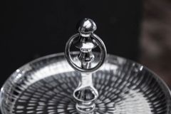 Elegante Etagere ORIENT 50cm silber im Rice Hammerschlag Design mit drei Etagen