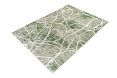 Moderner Teppich JUNGLE 230x160cm grün beige Flachgewebe Indoor-Teppich