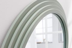 Design Wandspiegel WAVE 160cm salbeigrün