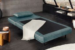 Schlafsessel SMART MULTIFUNCTION 100cm petrol Vogue Seiden Samtstoff