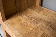 Massives Regal IRON CRAFT 176cm Mangoholz Bücherregal vier Fächer Industrial Design