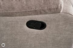 Exklusiver 2er Kinosessel HOLLYWOOD champagner beige hochwertiger Vogue Veloursstoff mit Cupholder