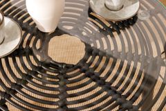 In- und Outdoor Bistro Balkon-Set PARIS schwarz Polyrattan Sitzgruppe inkl. Tisch