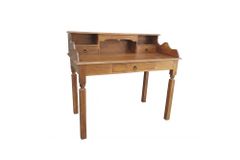 Design Sekretär HEMINGWAY L 115cm braun Mangoholz honey finish Schreibtisch