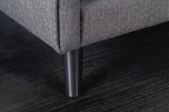 Schlafsessel SMART MULTIFUNCTION 100cm grau Vogue Seiden Samtstoff