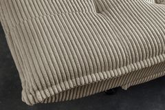 Modernes Schlafsofa JAZZ 190cm greige Cord 3-Sitzer Couch