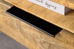 Hängendes TV-Board IRON CRAFT 160cm natur Mango Massivholz drei Schubladen Lowboard