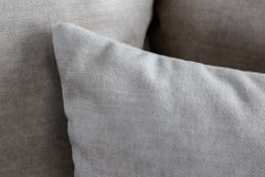 Big Sofa ELEGANCIA 285cm champagner beige Vogue Velours Samt inkl. Kissen Federkern