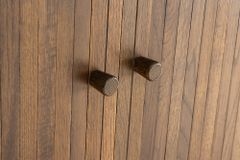 Retro Sideboard VALHALLA WOOD 160cm smoked Eichenholz Schiebetüren