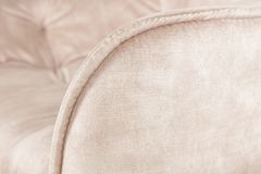 Design Barhocker MILANO champagner beige Samt Barstuhl mit Lehne Metall schwarz
