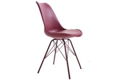Retro Stuhl SCANDINAVIA MEISTERSTÜCK rot