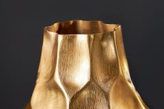 Elegante Vase ORGANIC ORIENT 45cm gold Hammerschlag Design