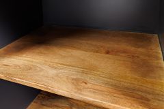 Massivholz Weinregal SEVEN SEAS 180cm anthrazit natur Mango Flaschenregal