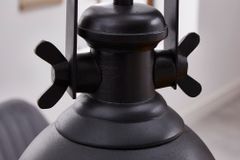 Design Hängelampe INDUSTRIAL 45cm schwarz bronze Industrial Stil