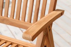 Massiver Gartenstuhl EMPIRE TEAK Teakholz klappbar