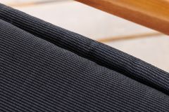 Outdoor Kissen ROG 45x110cm anthrazit Sitzkissen Polster-Auflage für 2-Sitzer Bank