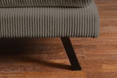 Modernes Schlafsofa COCOONING 190cm greige Cord 3-Sitzer Couch