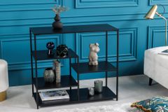 Industrial Regal DURA STEEL 90cm schwarz Metall Konsole