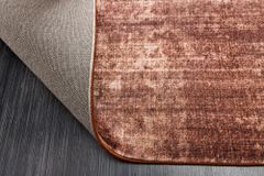 Moderner Teppich SOFT TOUCH 230x160cm kupfer braun Kurzflor Indoor-Teppich