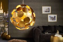 Moderne Design Hängeleuchte INFINITY HOME 65cm gold Pendelleuchte