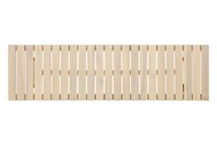 In- und Outdoor Sitzbank BALI 110cm natur hell Akazienholz wetterfest Balkonbank