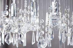Extravagante Hängelampe DIAMONDS XL 120cm Kristall Lampe mit 9 Leuchten