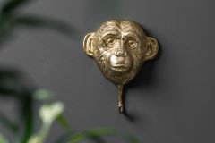 Extravagantes Kleiderhaken 3er Set THREE APES 25cm gold Handarbeit