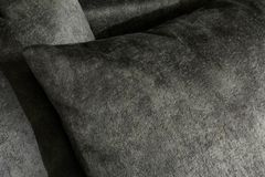 Big Sofa ELEGANCIA 285cm moosgrün Microfaser XXL Couch inkl. Kissen Federkern