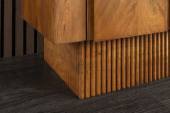 Design Sideboard ARCADIA 160cm braun Mangoholz mit Bogenfront