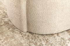 Extravagantes Sofa ELEMENTAL 180cm champagner beige Feinstrick Bouclé 2-Sitzer