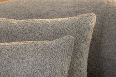 Modernes Sofa ATELIER 230cm grau Bouclé  3-Sitzer Couch inkl. Kissen