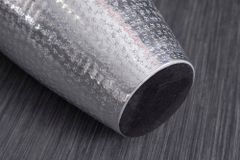 Elegante Vase ORIENTAL 50cm silber im Wild Hammerschlag Design