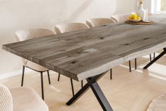 2er Set Ansteckplatten WILD OAK 50cm smoke finish Wildeiche Verlängerung Baumkante