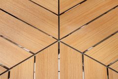 Runder Gartentisch DESIGNO 120cm natur Holz-Design greige Metall In- und Outdoor