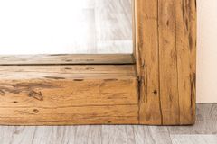 Massiver Spiegel JAVA 180cm natur recyceltes Teakholz hängend oder stehend