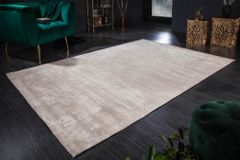 Vintage Teppich MODERN ART 240x160cm beige verwaschen Used Look