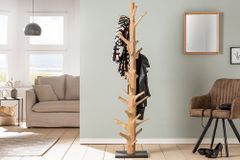 Massiver Garderobenständer TREE NATURE 170cm natur Holz Kleiderständer