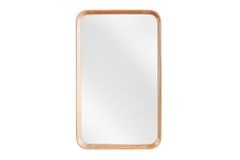 Moderner Wandspiegel AMSTERDAM 80cm natur Eiche Massivholz handmade