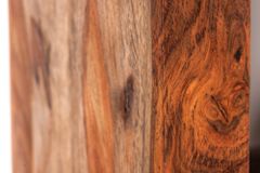 Massives Regal MAKASSAR 180cm Sheesham Holz smoke finish 8 Fächer handmade