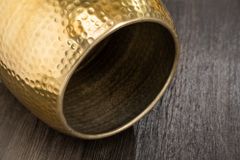 Handgearbeiteter Beistelltisch ORIENT 50cm gold Hammerschlag Design