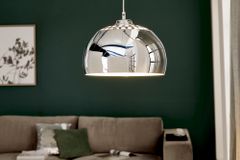 Designer Hängelampe CHROME BALL 32cm chrom Pendelleuchte Modern Design