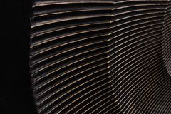 Handgearbeitetes Sideboard GOLDEN SUNSET 140cm schwarz mit 3D Schnitzereien gold Mangoholz Metallbeine