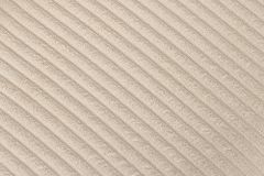 Design Stuhl LYON beige Cord schwarze Metallbeine