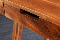 Massiver Sekretär MONSOON 100cm natur Akazienholz Schreibtisch