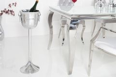 Eleganter Sektkühler CHAMPAGNE 75cm silber poliert Flaschenkühler