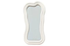 Design Wandspiegel ALICE II 100cm weiß