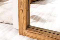 Massiver Spiegel JAVA 180cm natur recyceltes Teakholz hängend oder stehend