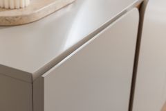 Sideboard COSMO 180cm kaschmir beige Eiche Soft Close Stauraum