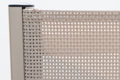 Outdoor Gartenstuhl DESIGNO taupe Aluminium klappbar wetterfest Hochlehner