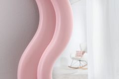 Design Wandspiegel CURVY 160cm rosa